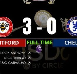 Brentford Humiliate Chelsea 3-0 as Xabi Alonso’s Side Suffer Heavy Defeat (photo credit: bbc media)