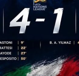 italy 4-1 turkey. (photo credit: facebook media)