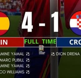 spain 4-1 croatia. (photo credit: facebook media)
