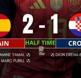 spain 2-1 croatia. (photo credit: facebook media)