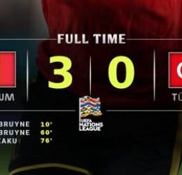 Belgium Beat Türkiye 3-0. (photo credit: bbc media)