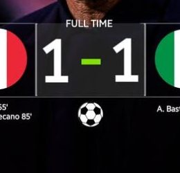 France Draw 1-1 With Italy. (photo credit: fotmob media)
