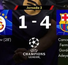 Barcelona Score Four to Seal Dominant Victory Over Galatasaray. (photo credit: facebook media)
