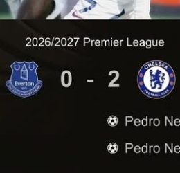Chelsea Beat Everton 2–0 as Pedro Neto Scores Twice in Dramatic Late Finish. (photo credit: bbc media)