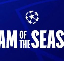 UEFA Champions League Team of the season (Photo credit: UEFA Web)