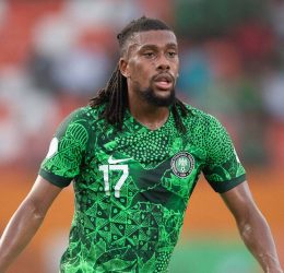 Alex Iwobi. Photo credit: Super Eagles official media on X