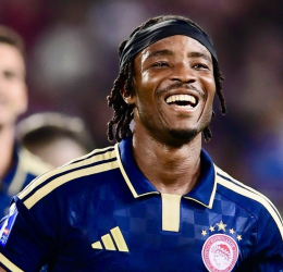 BRUNO ONYEMAECHI BAGS A GOAL AND AN ASSIST IN OLYMPIACOS' 4-0 GREEK CUP WIN - Photo Credit : OLYMPIACOS, X