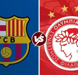 FC Barcelona vs Olympiacos (Photo Credit: Softfootball Media)