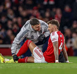 Ben White injured - Photo Credit : .Nowarsenal