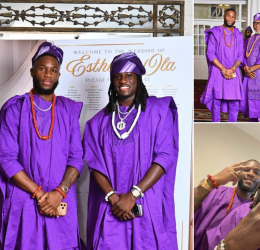 Calvin Bassey and Brother Elvis Grace Wedding Ceremony in Style - Photo Credit : Calvin Bassey, Instagram