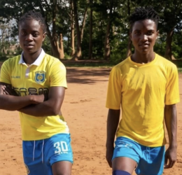 Chawinga sisters way back home in Malawi, playing football on a sandy pitch - Photo Credit : CAF Women, X