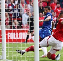 Chelsea's Levi Colwill scores their first goal - Photo Credit : REUTERS