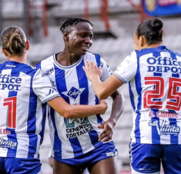 Chinwendu Ihezuo Scores as Pachuca Defeat Guadalajara 3–1 in Liga MX Femenil - Photo Credit : Pachuca, X