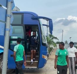 Comoros Players Arrive for Final Training Ahead of Super Falcons Clash - Photo Credit : Softfootball media