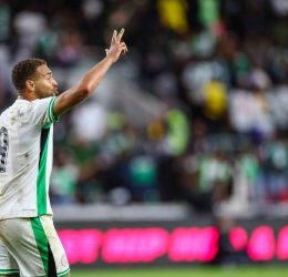 Cyriel Dessers. (Photo Credit: Super Eagles Media).