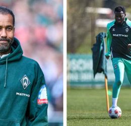 Daniel Thioune and Victor Boniface - Photo Credit : Weser Kurier