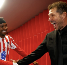 Diego Simeone and Ademola Lookman - Photo Credit : ATLÉTICO MADRID, X