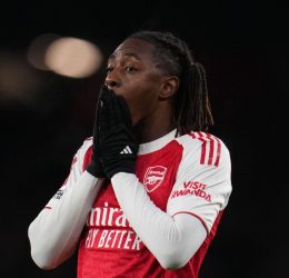Eberechi Eze Shocked while representing arsenal - Photo Credit : Football365