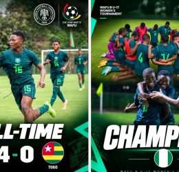 Flamingos Crowned 2026 WAFU-B U17 Girls Cup Champions After Perfect Campaign - Photo Credit : NFF Media