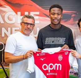 Ekene Chukwuani of Monaco (Photo Credit: Fabrizio Romano via X)