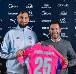 Gianluigi Donnarumma of Manchester City (Photo Credit: Man City via X)