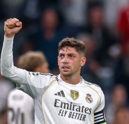Fede Valvarde of Real Madrid (Photo Credit: Real Madrid via X)
