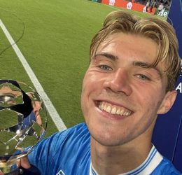 Rasmus Højlund of Napoli (Photo Credit: UCL via X)