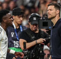 Vinicius junior and Xabi Alonso of Real Madrid (Photo Credit: Fabrizio via X)