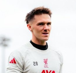 Freddie Woodman of Liverpool (Photo Credit: The Reds via X)