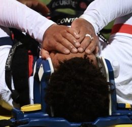 Desire Doue 's injury (Photo Credit: Fabrizio via X)