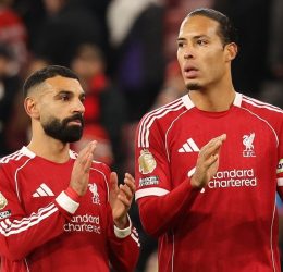 Van Dijk and Mohamed Salah (Photo Credit: Liverpool Media Via X)
