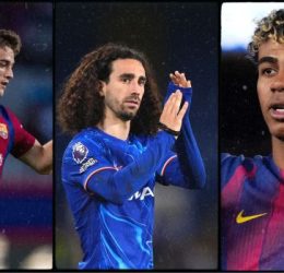 Gavi, Marc Cucurella & Lamine Yamal - Photo Credit : Softfootball Media