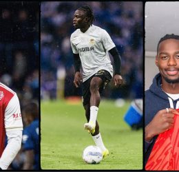 George Ilenikhena, Isaac James and Arthur Okonkwo - Super eagles, X