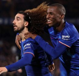 Cucurella scored his first league goal for Chelsea against Brentford (Photo Credit: Getty)