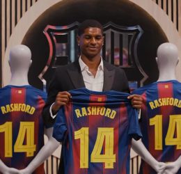 New Barcelona signing, Marcus Rashford (Photo Credit: Getty)