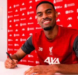 Ryan Gravenberch has signed new long term deal at Liverpool valid until June 2032. (photo credit: fabrizo romano via x)