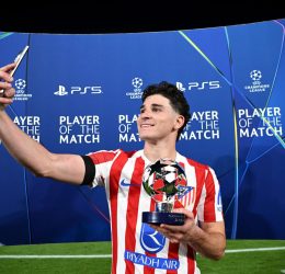 Julian Alvarez wins UEFA man of the match- Photo credit: Fabrizio Romano via X