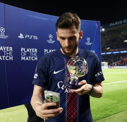 Khvicha Kvaratskhelia UEFA man of the match- Photo credit: Fabrizio Romano via X