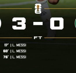 Argentina beat Algeria 3-0- Photo credit: X media