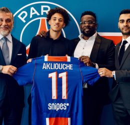 Maghnes Akliouche signs in as new Paris Saint-Germain player on €50m deal from Monaco- Photo credit: X media