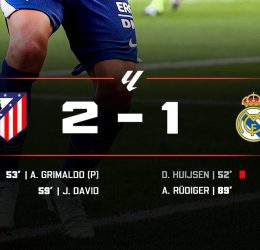 Atletico Madrid 2-1 Real Madrid- Photo credit: X media