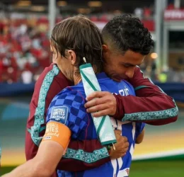 Modrić and ronaldo. (photo credit; punch media)