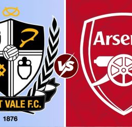 Port Vale vs Arsenal (Photo Credit: Softfootball Media)