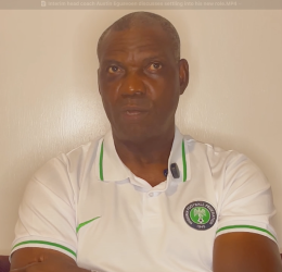 Interim head coach Austin Eguavoen discusses settling into his new role - `Photo Credit : NFF