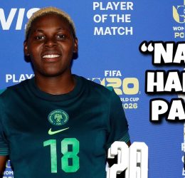 Janet Akekoromowei Reacts After Winning Player of the Match in Falconets’ 3–0 Victory Over England - Photo Credit : Ademola Sports, X