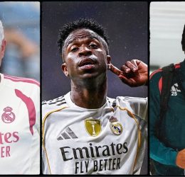 José Mourinho, Vinícius Júnior and Yan Diomande - Photo Credit : Real Madrid, X