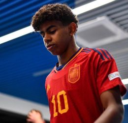 Lamine Yamal representing spain - Photo Credit : BBC