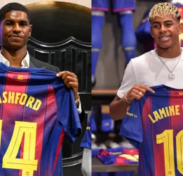 Marcus Rashford & Lamine Yamal (Photo Credit: X)
