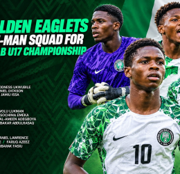 Nigeria Golden Eaglets Name 25-Man Squad for 2026 WAFU B U17 Championship - Photo Credit : Softfootball Media