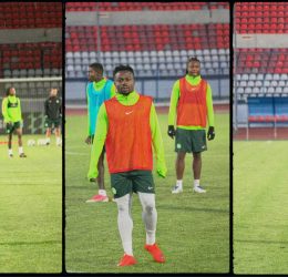 Players Take Part in Super Eagles' Second Training Session Ahead of Russia Friendly - Photo Credit : NFF Media